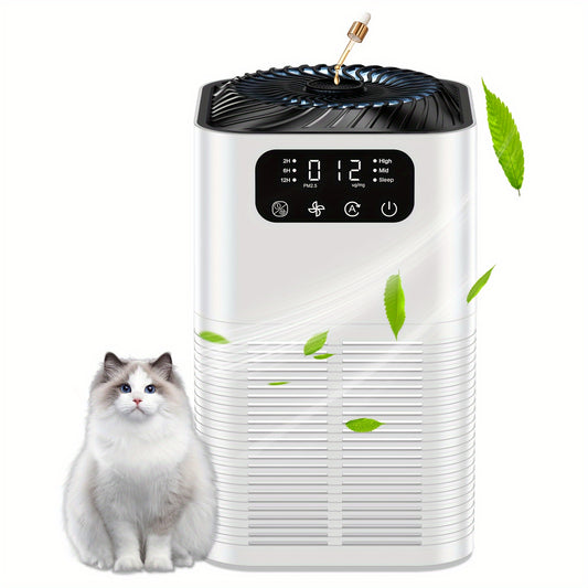 Ultimate H13 HEPA Air Purifier for Large Rooms – 25dB Quiet Filtration for Pets, Smoke, Dust & Pollen