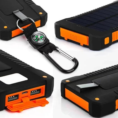 🔋 2024 Large Capacity Solar Power Bank - 200000mAh for IOS & Android | Fast & Portable