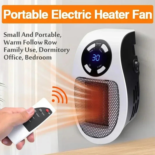 Portable Heater Electric Plug-In Wall Room Heater | Home Appliance Heating