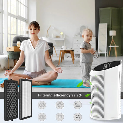 Sejoy H13 True HEPA Air Purifier – Whisper-Quiet, 3-Speed for Cleaner Bedrooms & Pet-Friendly Homes